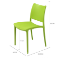 Cheap Classic PP Plastic Stackable Chair Restaurant Chair